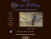 Tablet Screenshot of catherinemcclung.com